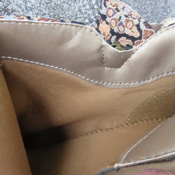 Black Booties Style & Co Masrinaa Tapestry Pattern NWOT....126 - Picture 5 of 7